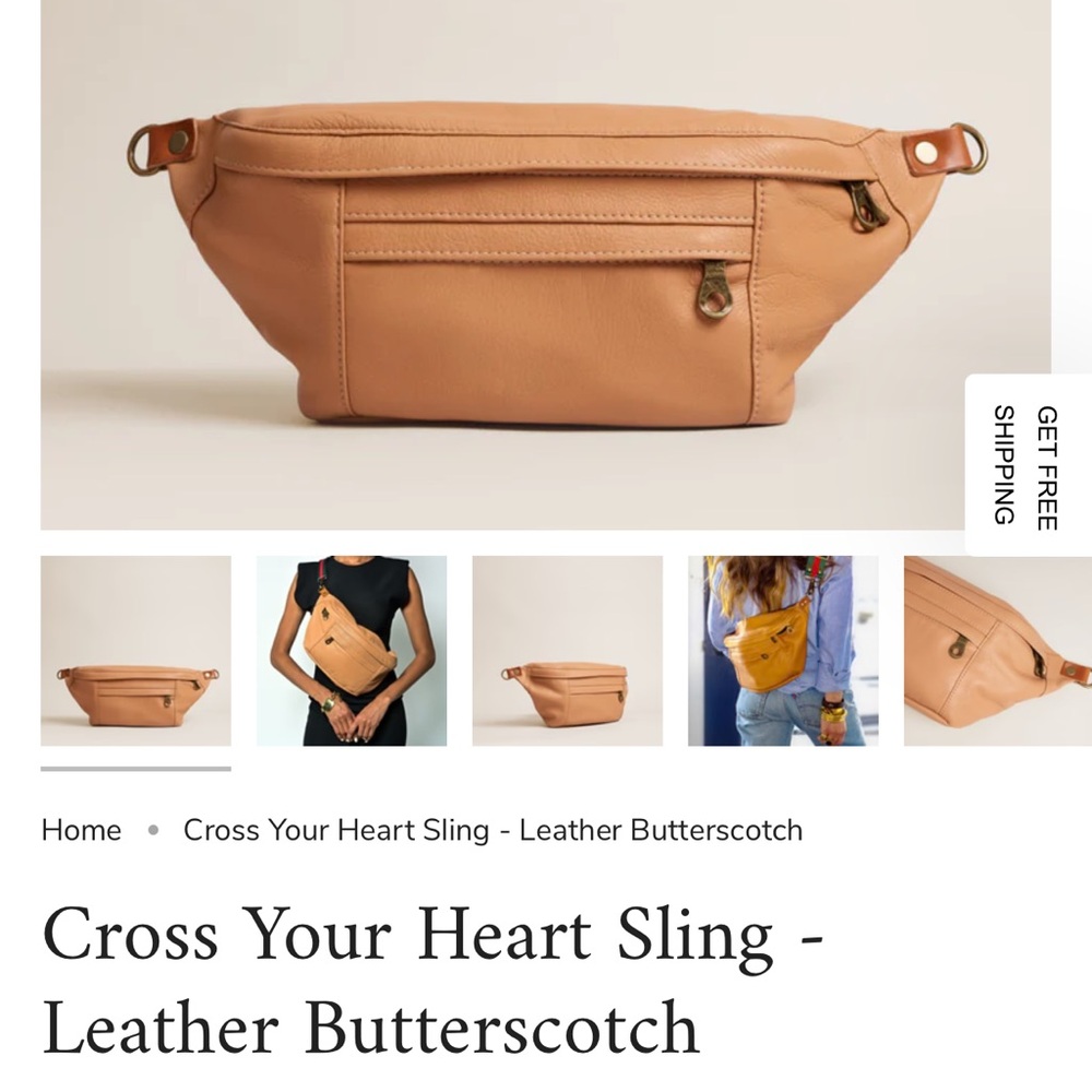 Parker Thatch Cross Your Heart Sling 💘